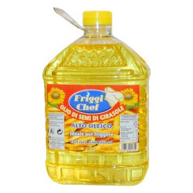 OLIO GIRASOLE ALTOLEICO'FRIGGICHEF' LT.5